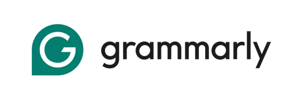 Logo da inteligência artificial Grammarly. 